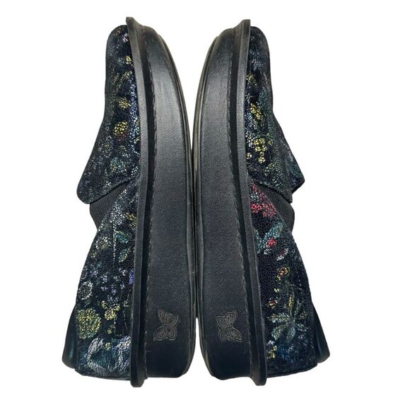 Alegria Women's Debra Herbaceous Textured Leather Slip On Nursing Clogs Shoes 39 - Picture 3 of 7